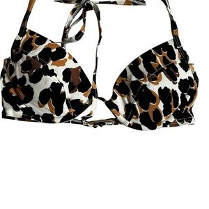 Victoria’s Secret Animal Cheetah Print Push Up Bikini Top